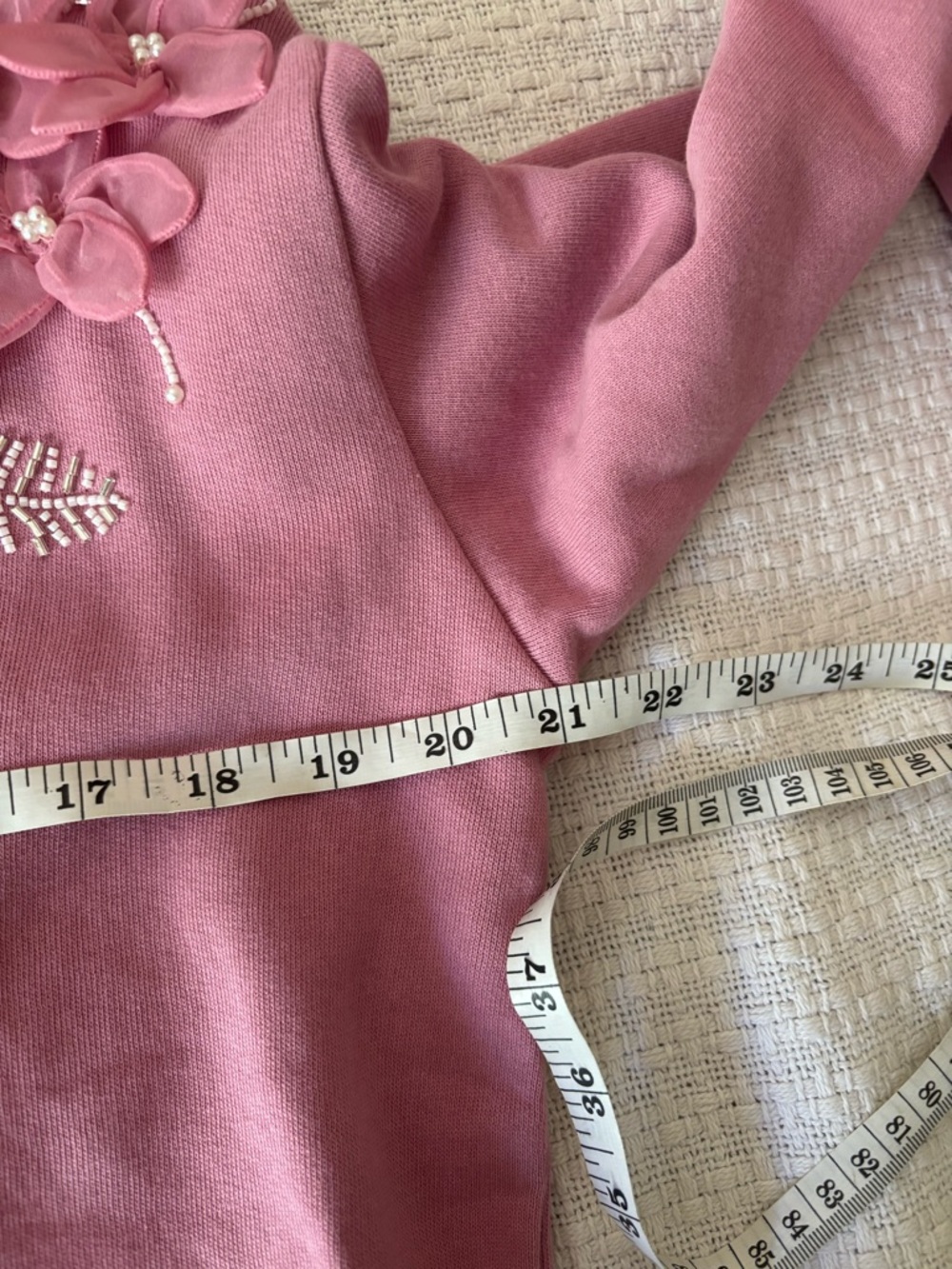 Anthropologie crew neck embellished sweatshirt - Picture 7 of 11